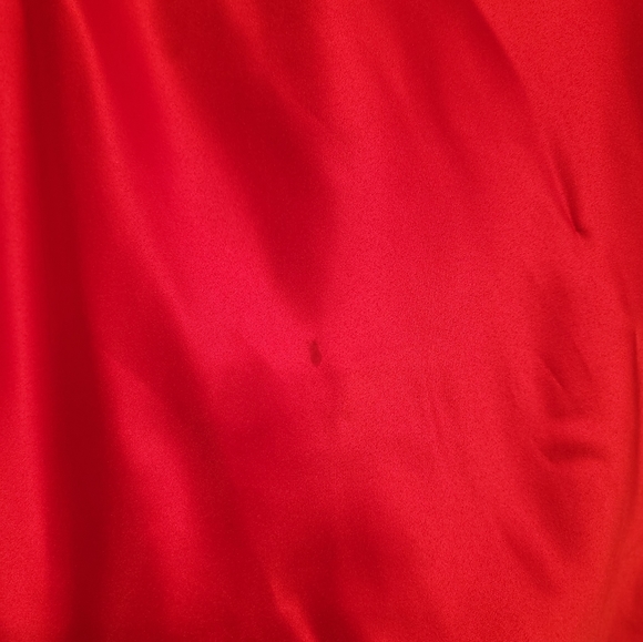 Red Satin Ball Gown - Picture 3 of 3